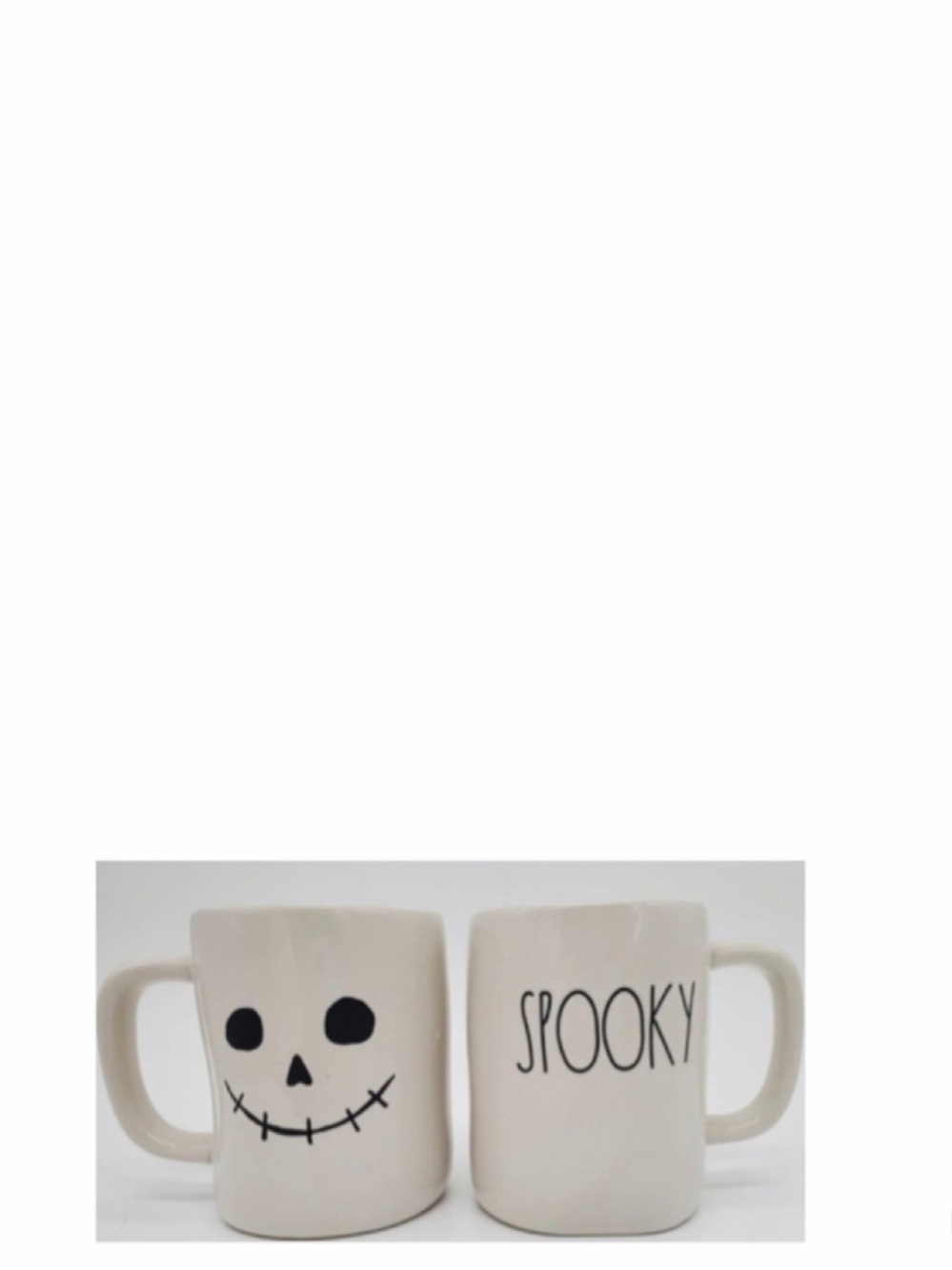 NEW Rae Dunn Spooky Mug Double Sided 👻